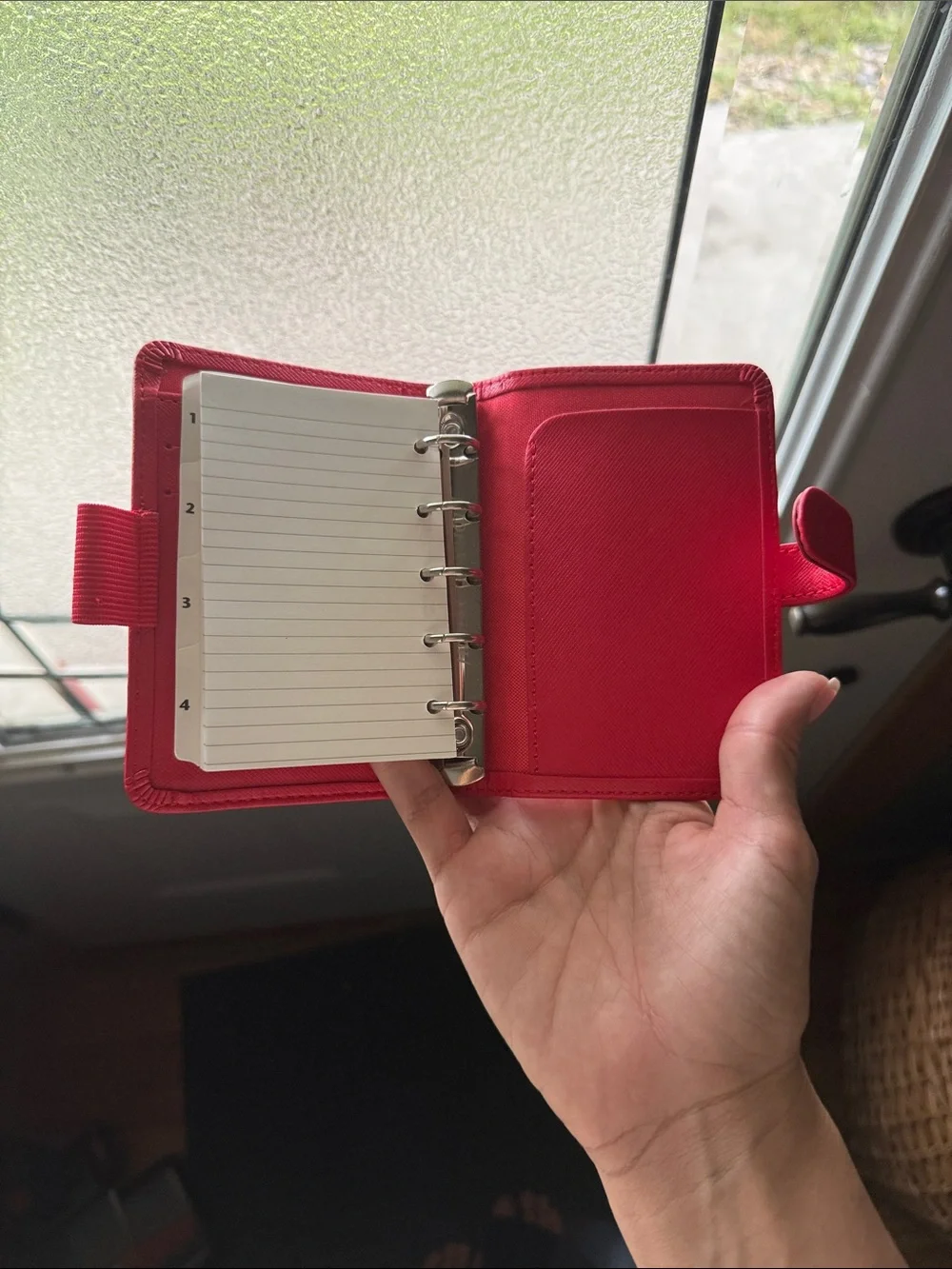 filoFAX Red Magnetic Wallet Phone Case